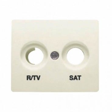 Tapa toma R/TV - SAT BEIGE BJC IRIS 18320-A