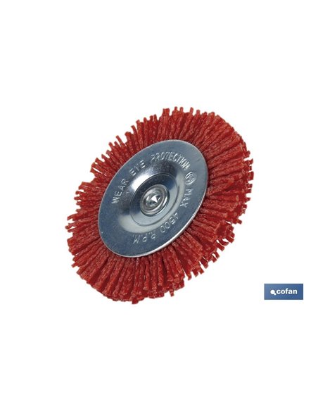 CEPILLO CIRCULAR 6 MM X Ø75 NYLON