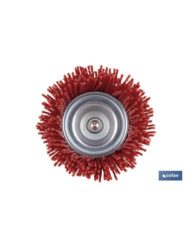 CEPILLO COPA 6 MM X Ø50 NYLON
