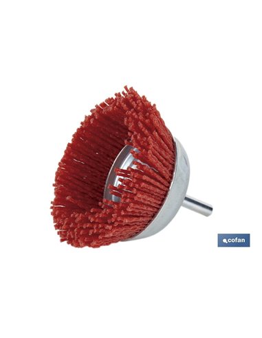 CEPILLO COPA 6 MM X Ø50 NYLON
