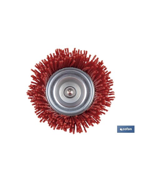 CEPILLO COPA 6 MM X Ø75 NYLON