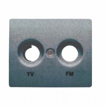 Tapa toma TV/FM NEGRO ANTRACITA BJC IRIS 18330-AT