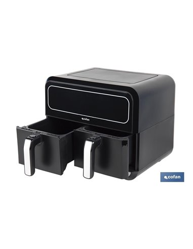 FREIDORA DE AIRE DUAL 8 L 1700 W