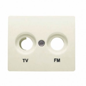 Tapa toma TV/FM BEIGE BJC IRIS 18330-A