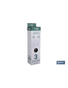 TENDEDERO FIJO DE PARED DE DOS PIEZAS INOXIDABLE 304 3 POLEAS 36.5 x 9.5 CM 2