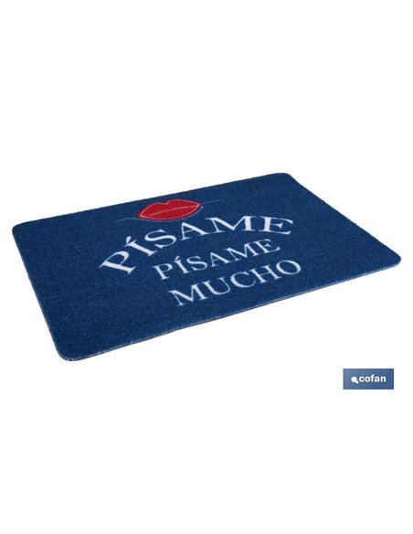 FELPUDO ESTAMPADO DIGITAL "PÍSAME" 40X60 CM