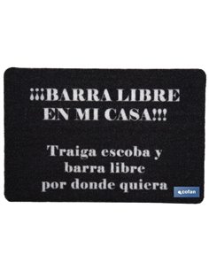 FELPUDO ESTAMPADO DIGITAL "BARRA LIBRE" 40X60 CM 2