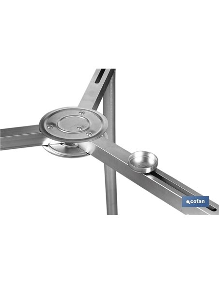 TRÍPODE REGULABLE PARA QUEMADOR ALTURA 70 CM