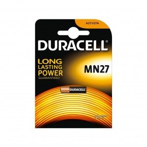 Pila alkalina DURACELL mn27 12v "v27/a27a"