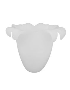 ELIO mattes Glas-Tulpe 11x14cm Öffnung 3cm