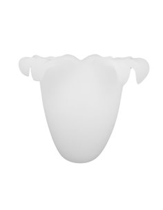 Tulipano in vetro opaco ELIO 11x14cm apertura 3cm 2