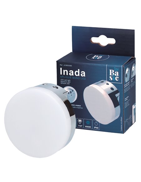 Aplique baño LED Inada 4,5W 6500K IP44
