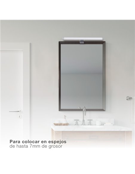 Aplique baño LED Nakur 6W 6500K IP44
