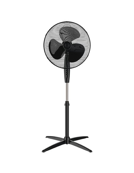 Ventilador de pé Nametil Ø43cm 45W Preto