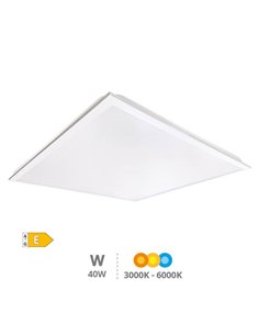 Panel empotrable LED Gilé 59,5x59,5cm 40W 3000 - 4000 - 6000K UGR19 Blanco 2