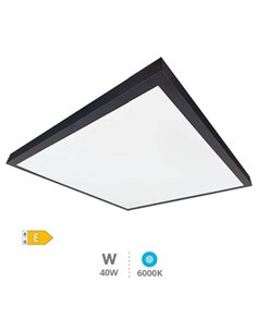 Panel superficie LED Borma 60x60cm 40W 6000K Negro 2