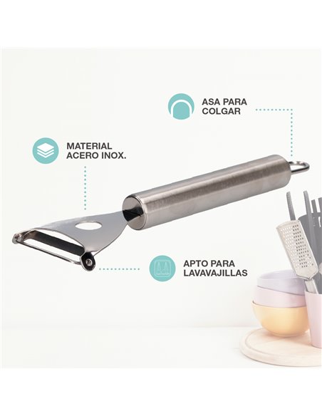 Pelador horizontal acero inoxidable