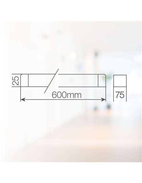 Regleta LED Bame 18W 4000K