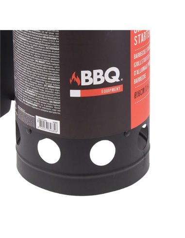 Entrada para churrasco 27cm, zinco preto