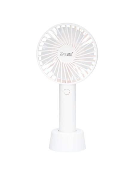 Mini ventilador de mano Balu USB recargable Blanco