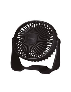 Mini ventilador sobremesa USB Alua Ø15cm 3W Negro