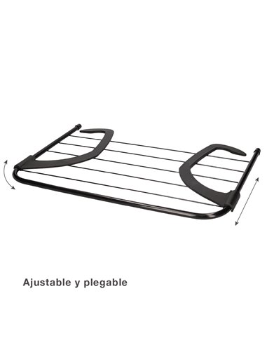 Tendedero plegable balcón/radiador Pipali 50x30x15,5cm