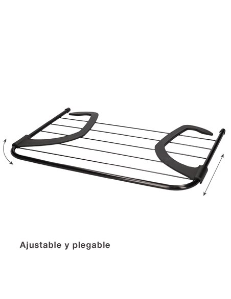 Tendedero plegable balcón/radiador Pipali 50x30x15,5cm