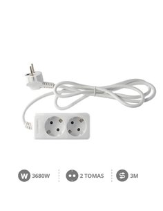 Base múltiple Serie Estándar 2T (3x1.5mm) 3M Blanca 2