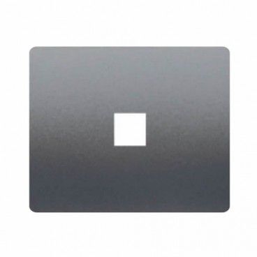 Tapa toma TELF o RJ45 ACERO NEPTUNO BJC IRIS 18882-AN