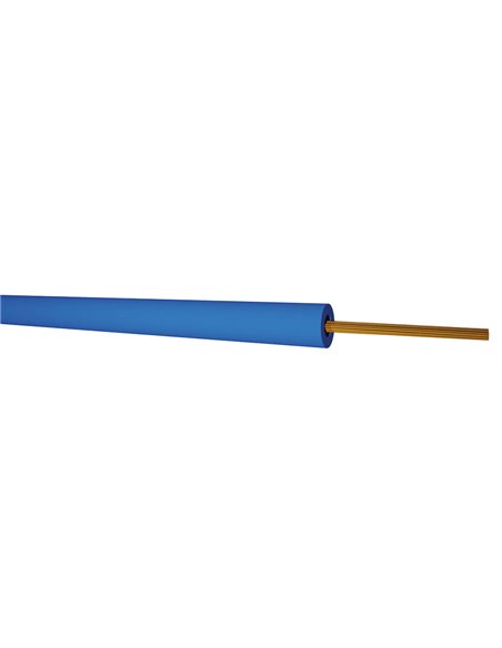 Rollo 100M Cable flexible (1x1.5mm) Azul