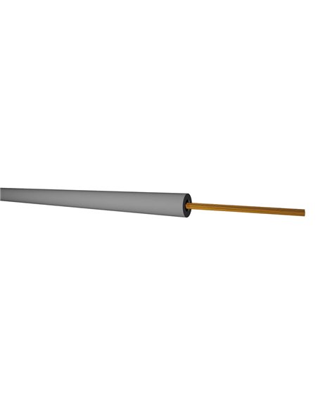 Rollo 100M Cable flexible (1x1.5mm) Gris