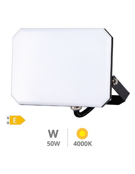 Proyector aluminio LED Sulevai 50W 4000K IP65 Negro
