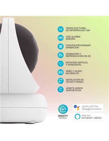 Cámara inteligente Calunda vía wifi 1080P-2MP