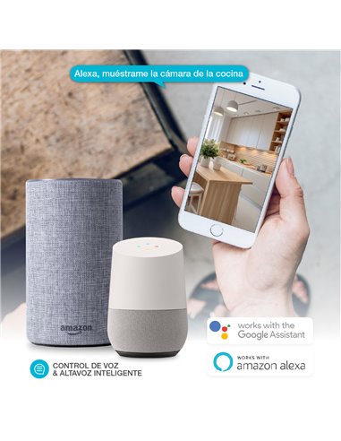 Cámara inteligente Calunda vía wifi 1080P-2MP