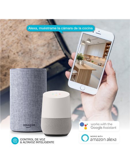 Cámara inteligente Calunda vía wifi 1080P-2MP