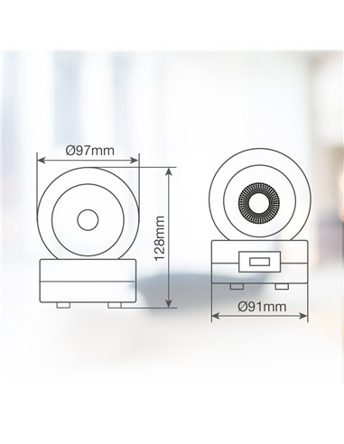 Cámara inteligente Calunda vía wifi 1080P-2MP