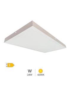 Panel superficie LED rectangular Kisongo 60x30cm 24W 4200K Blanco 2