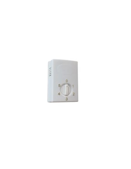Ventilador techo Saltok con mando Ø132 3 aspas Blanco