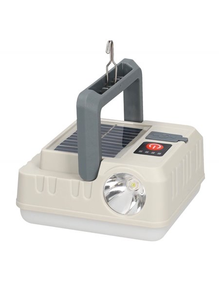 Linterna solar LED recargable 290lm