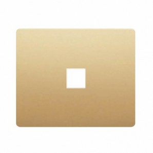 Tapa toma TELF o RJ45 DORADO ODISEA BJC IRIS 18882-OD