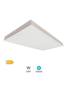 Panel superficie LED rectangular Kisongo 60x30cm 24W 6000K Blanco 2