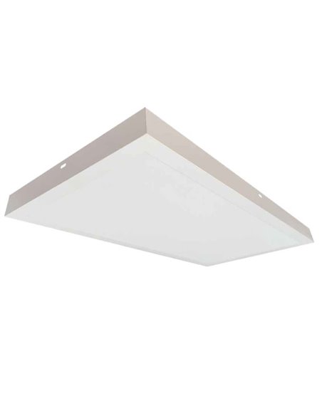 Panel superficie LED rectangular Kisongo 90x30cm 36W 6000K Blanco