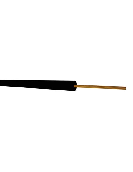 Rollo 100M Cable flexible (1x2.5mm) Negro