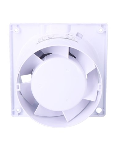 Extractor de aire con tapa blanca 11w ø10cm edm