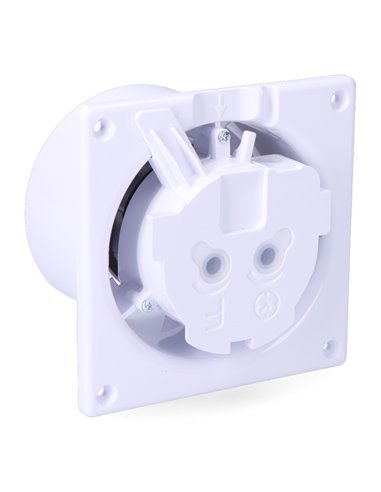 Extractor de aire con tapa blanca 11w ø10cm edm