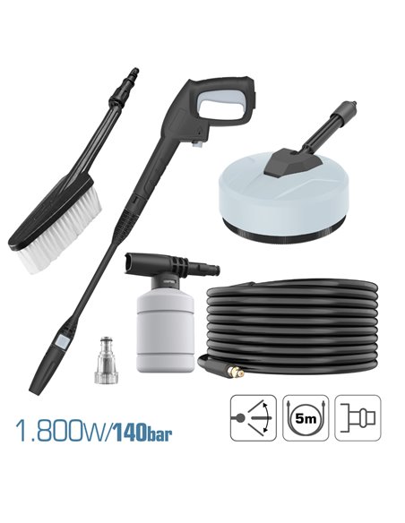 Hidrolimpiadora 1.800w 140 bar koma tools