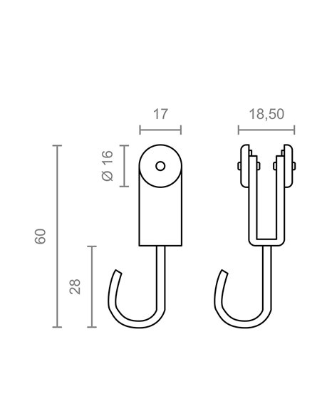 Blister de 2 poleas perfil pergola exterior tld17 92576 micel