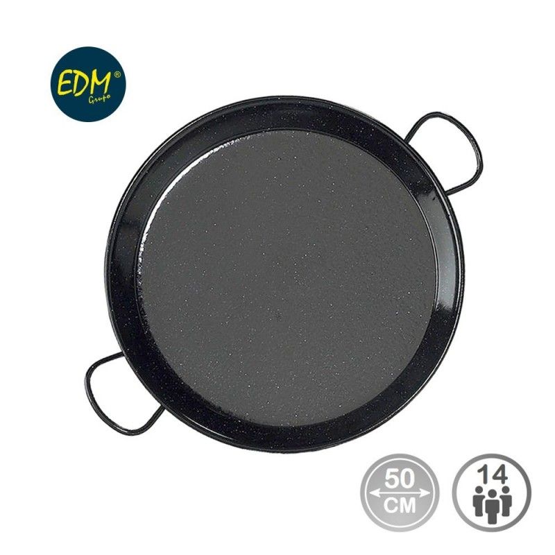 Paella Tradicional em Aço Esmaltado ø50cm (14 Pessoas) Vaello