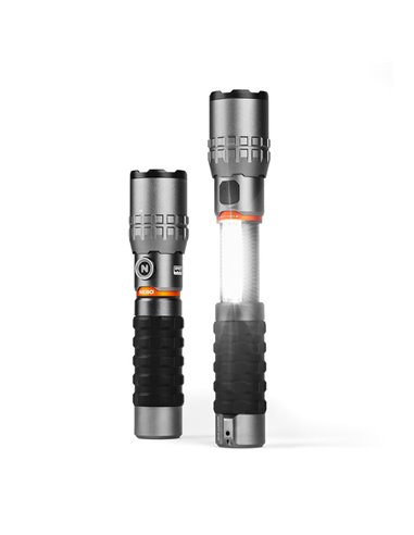 Linterna slyde king 2k. linterna+lámpara cob recargable. nebo