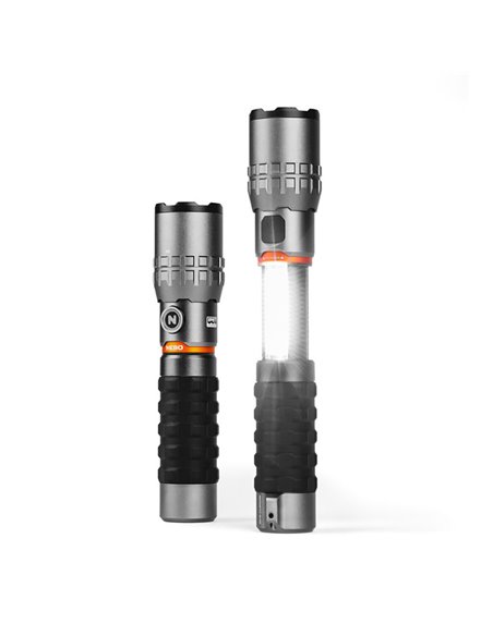 Linterna slyde king 2k. linterna+lámpara cob recargable. nebo